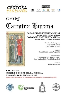Certosa Festival - Carmina Burana