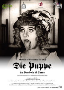 10 novembre 2015 – "Die Puppe" (La bambola di carne) di Ernst Lubitsch, sonorizzato dal vivo da Letizia Renzini