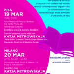 19 marzo 2018 – Incontro con Katja Petrowskaja, autrice di "Vielleicht Esther" (Forse Esther, Adelphi)